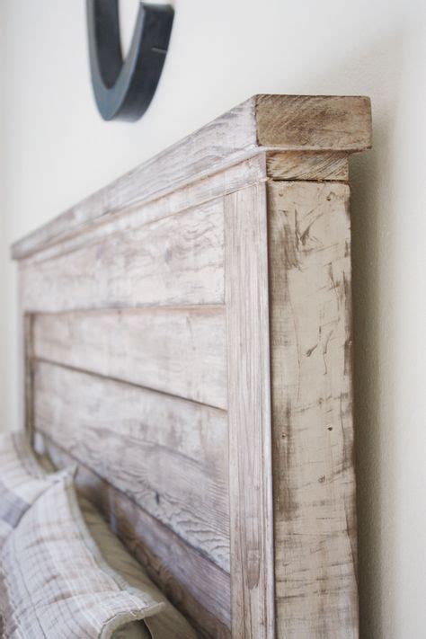 Bedrooms With Barn Board Headboards Old Barn Wood Crafts Wooden Bed