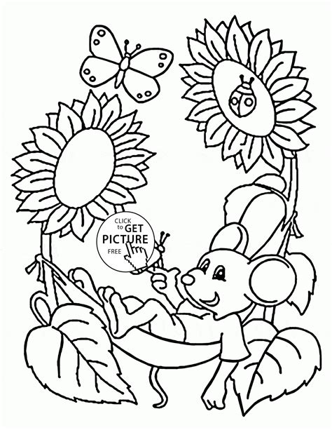 The original illustration of the spring pictures to color will appear thanks to your imagination. Cute Spring Coloring Pages - Coloring Home