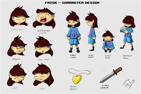 Frisk Character Design By Thelightsmen On Deviantart
