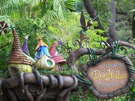 Pixie Hollow In Disneyland Lognew