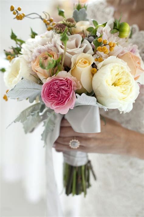 Blush Bridal Bouquets And Flower Arrangements Rosa Clara Blog Wedding