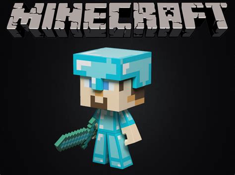Minecraft Graphics Steve In Diamond Armour