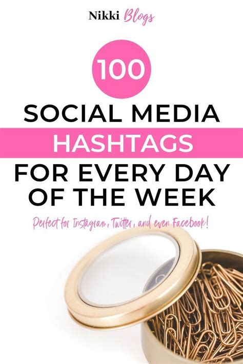 Ultimate Guide To Days Of The Week Hashtags For Instagram Social