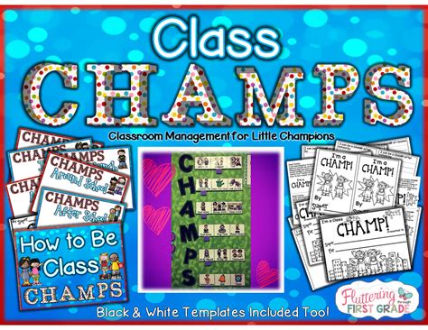 Fluttering Through The Grades Champs Classroom Management