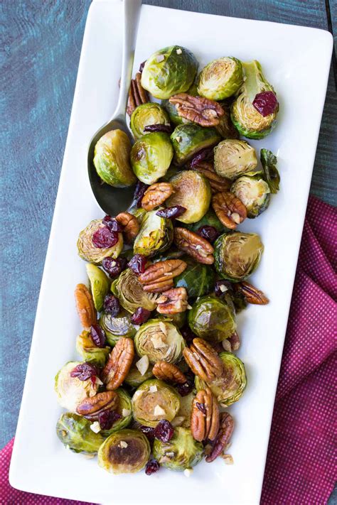 Maple Balsamic Roasted Brussels Sprouts