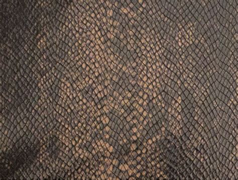 Mjtrends Snakeskin Fabric Black With Bronze