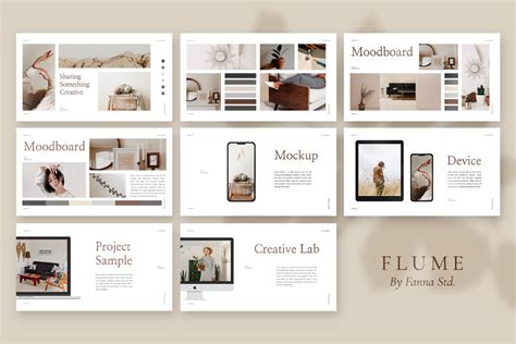 Flume Presentation Template On Behance In 2021 Simple Powerpoint
