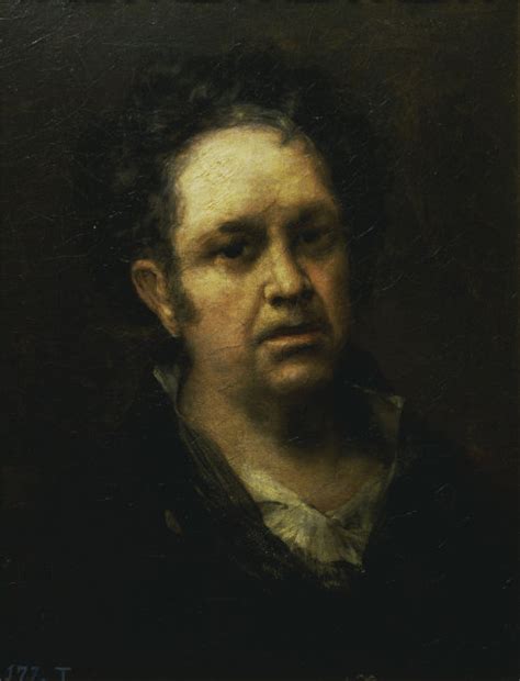 Self portrait at age 69 Francisco José de Goya en reproduction