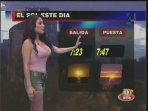 Sugey Abrego Hot Mexican Weathergirl Vidéo Dailymotion