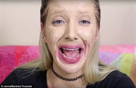 Youtuber Jenna Marbles Completes The 100 Layers Of Makeup Challenge