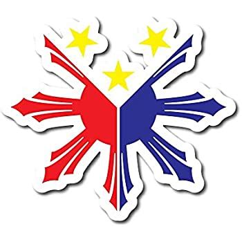 Amazon Com Yoonek Graphics Philippines Flag Filipino Decal Sticker For
