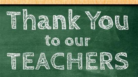 › thank you message to teacher. Teacher Appreciation Week 2018 at Poland Community School ...
