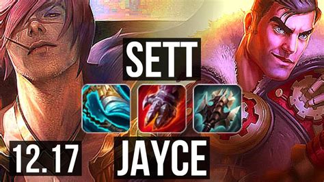 Sett Vs Jayce Mid 1500 Games 20m Mastery 1749 Dominating