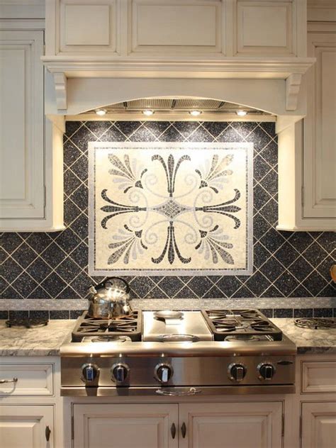 Kitchen Mosaic Mural-Anastasia Mural Glass Tile Mosaic ...