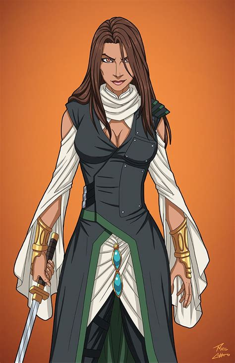 Talia Al Ghul E27 Enhanced Commission By Phil Cho Talia Al Ghul Dc Comics Characters