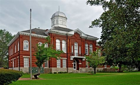 Sumter County Courthouse At Livingston Al Built 1902 Placed On The