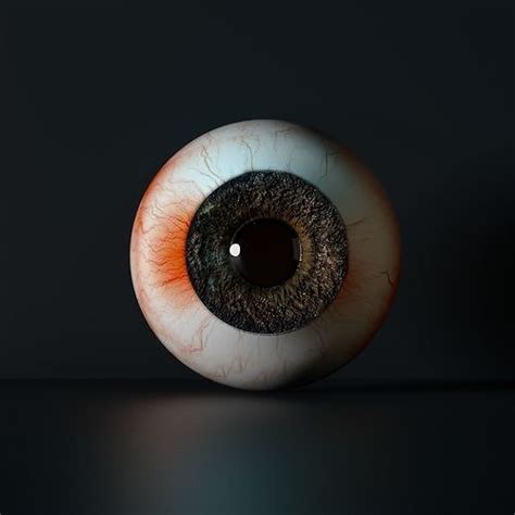 3d Model Realistic Human Eye Vr Ar Low Poly Cgtrader