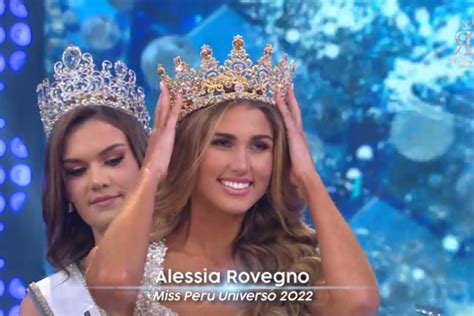 Miss Perú 2022 Alessia Rovegno Se Coronó Como La Ganadora Y Representará Al Perú En El Miss