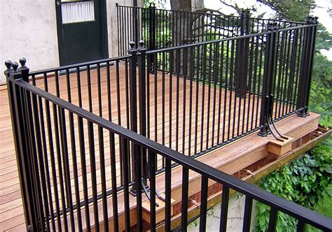 Iron Black Porch Railing — Extravagant Porch And Landscape