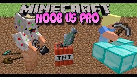 Noob Vs Pro Minecraft Youtube