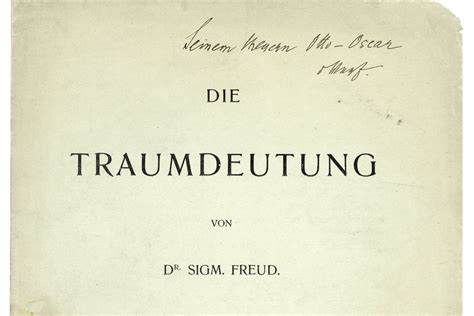 History Of The Interpretation Of Dreams By Sigmund Freud