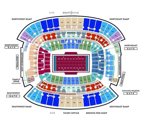 Firstenergy Stadium Seating Planticket Pricebookingparking Map