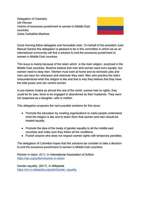 A position paper should be submitted for each assigned committee. Position paper by gretac - Issuu