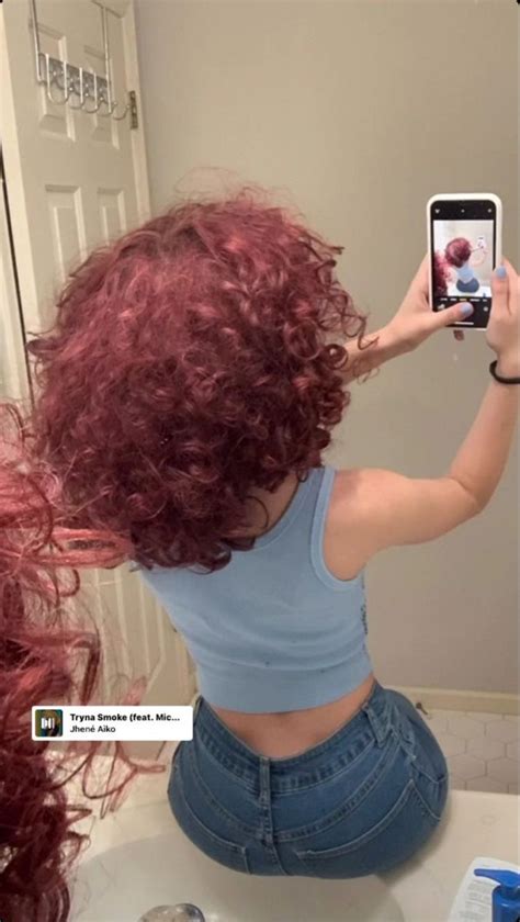 Pin By Ri On Curly Hair Dyed Curly Hair Colored Curly Hair Red