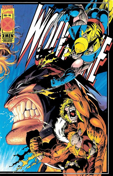 Wolverine Sabretooth X Men Marvel Rare Comic Books Comic Book Covers