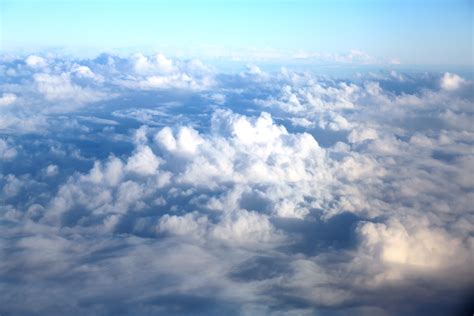 รูปภาพ ขอบฟ้า ท้องฟ้า แสงแดด ตอนกลางวัน Cumulus สีน้ำเงิน เมฆ