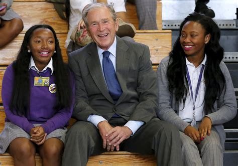 George W Bush Visiting New Orleans Praises School Progress Since Katrina The New York Times