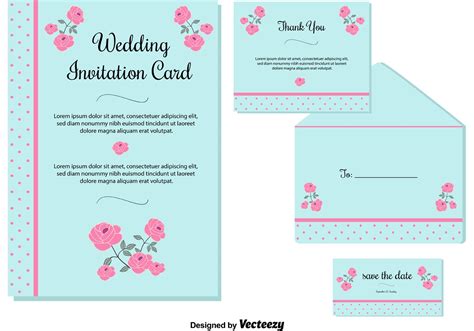 wedding invitation cards   vectors clipart