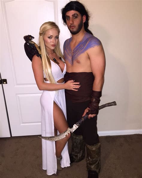 Diy Khaleesi And Khal Drogo Inspired Halloween Costume