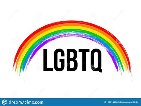 lgbtq pride banner with grunge brush strokes texture rainbow flag isolated on white background