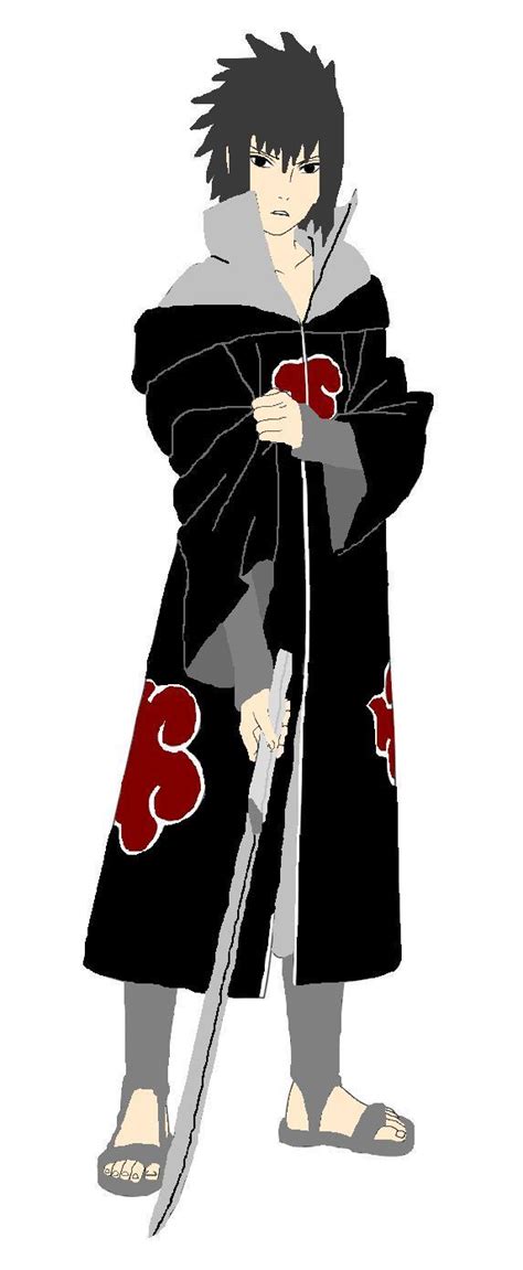 Sasuke Uchiha Akatsuki Uniform By Lalunacatchadora On Deviantart