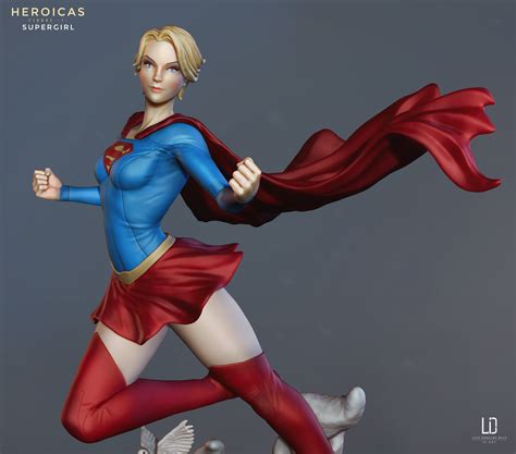 3d File Heroicas Figure 1 Supergirl 3d Print Model・3d Printing
