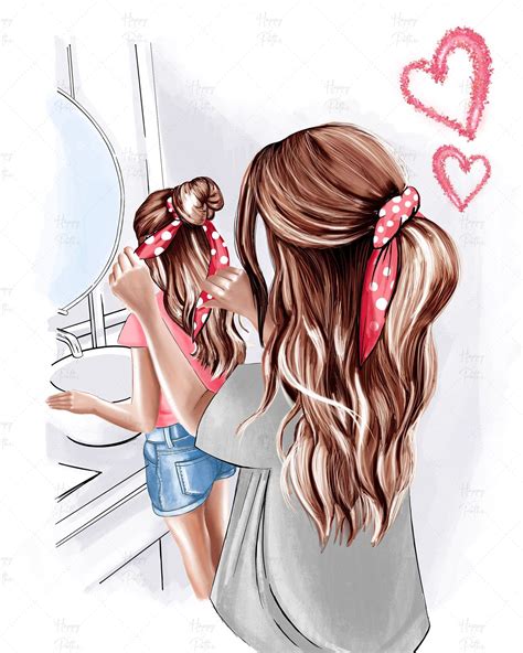 mother and daughter drawing mother art mom daughter daughters image princesse disney girly