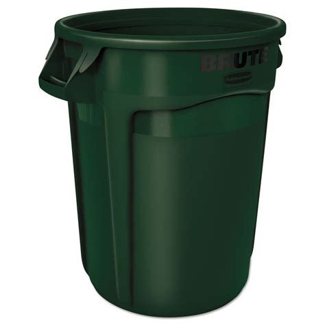 Rubbermaid® Commercial Vented Round Brute Container 32 Gal Plastic