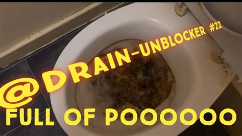 Drain Clogg Vlog 22 Disgusting Toilet Full Of Poo Blockeddrains