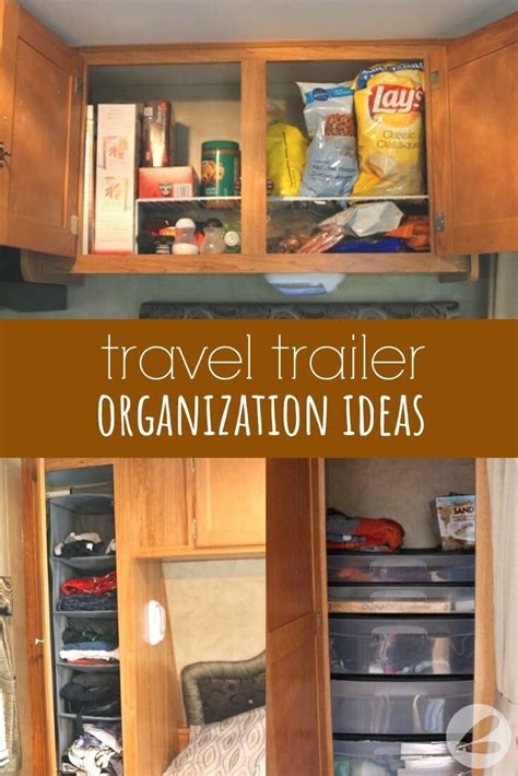 29 Travel Trailer Rv Organization Ideas And Tips Camper Storage Ideas