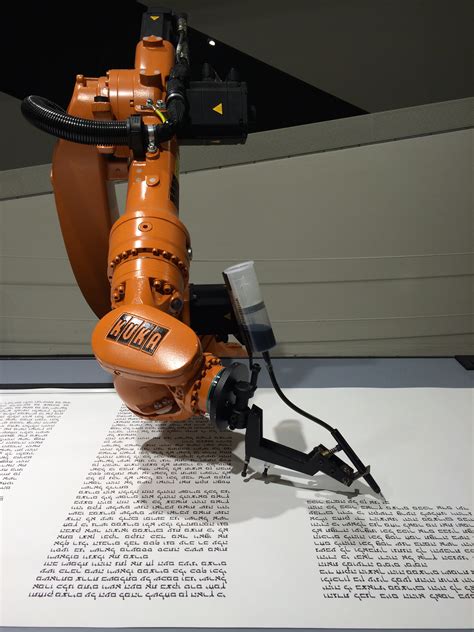 robot arm writing  torah altax  consultancy