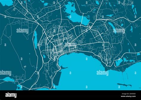 Mapa Detallado De La Zona Administrativa De La Ciudad De Bakú