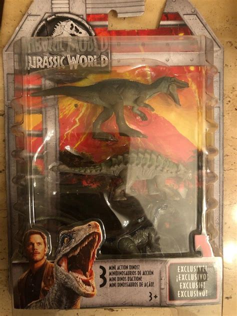 Ankylosaurus Jurassic World Mini Dino Baryonyx Metallic Blue Figures