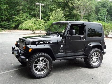 Purchase Used 2005 Jeep Wrangler Rubicon Automatic Black Leather