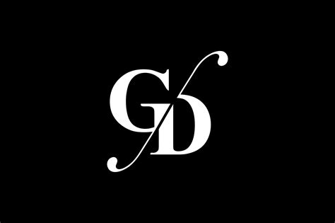 Gd Monogram Logo Design By Vectorseller
