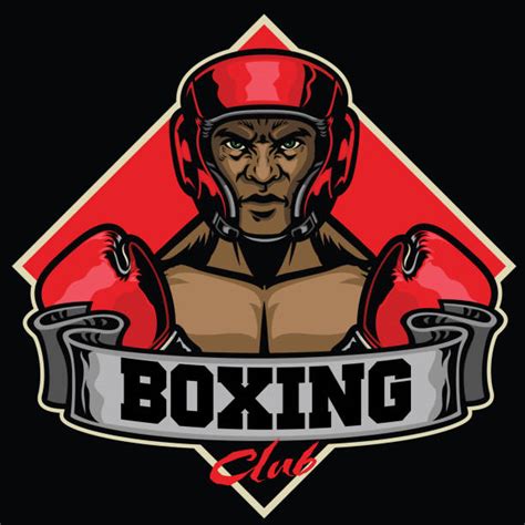 Drawing Of A Boxing Logos Illustrations Royalty Free Vector Graphics