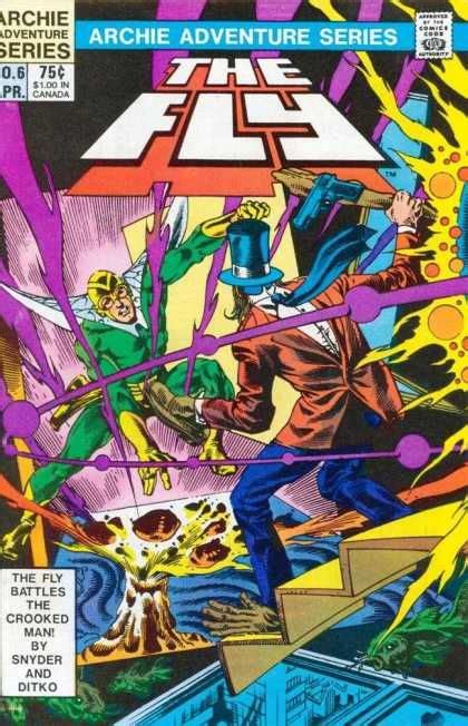 The Fly Comic Book Cover Archie April Explosion Top Hat 75
