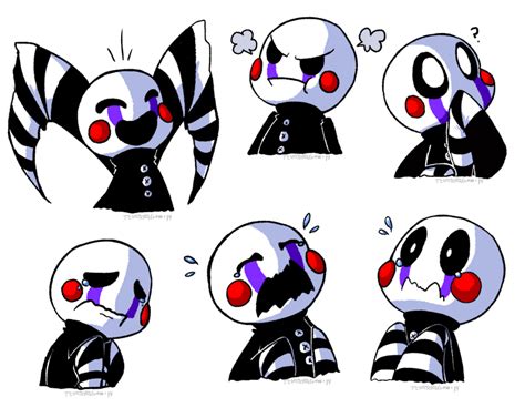 The Many Emotions Of Puppet Baby Five Nights At Freddys Fnaf 4 Anime