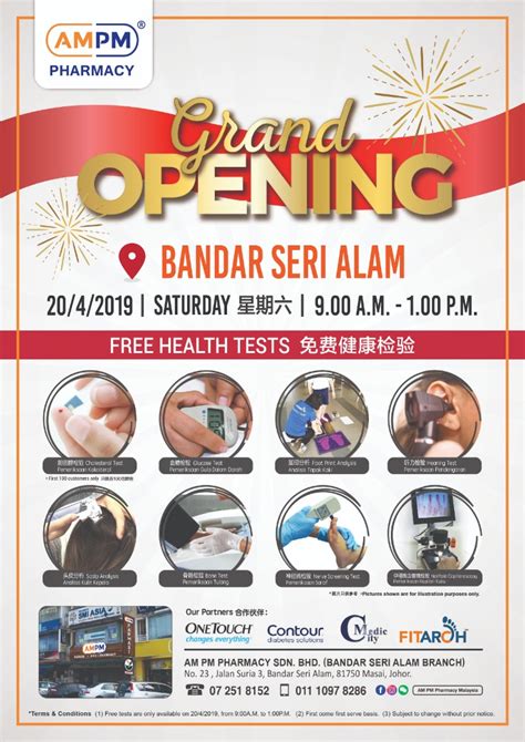 Great pharmacy sdn bhd jobs now available. AM PM Pharmacy Sdn Bhd (Bandar Seri Alam) Grand Opening