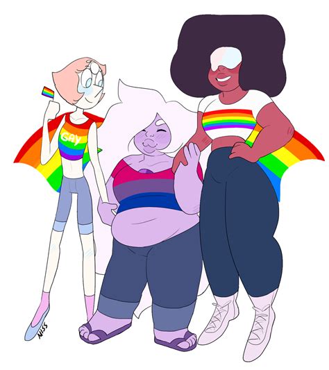 Happy pride to all the brothers, sisters and all those who identify outside and between the spectrum~ ♥ also to all those who love and befriend us as well! happy pride month!! by MissPolycysticOvary on DeviantArt